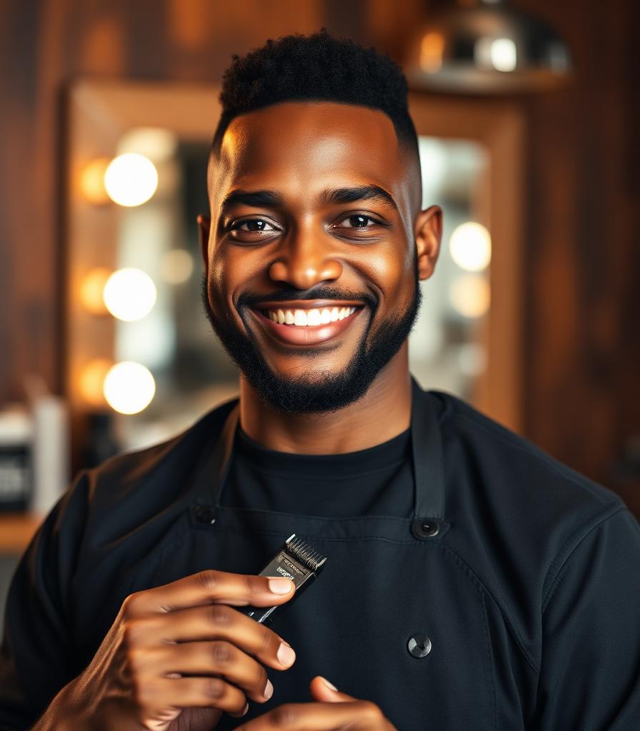 Marcus Dell, Senior Barber at Oak & Steel Barbershop